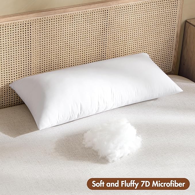 14x36 Inch Throw Pillow Insert Premium Throw Pillow Virgin Microfiber Stuffer Rectangle Pillow for Sofa Bed Couch