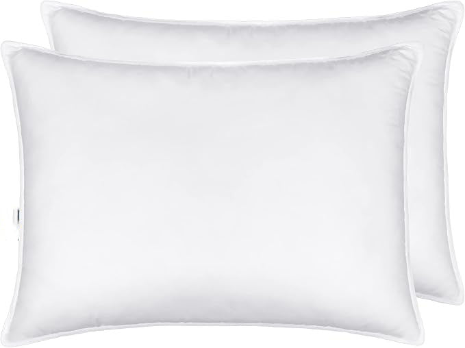Set of 2! Large - sized 20 Inches × 28 Inches Cloud Pillows, Essential for a Soft and Restful Sleep